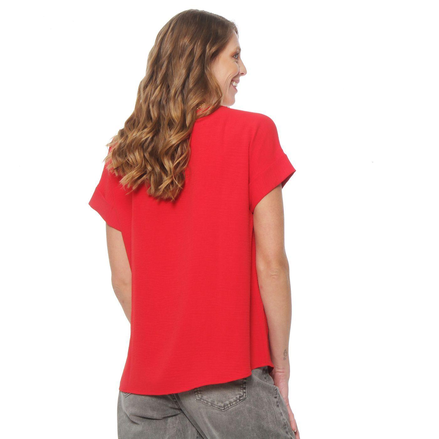 Blusa Manga Corta Solido-4