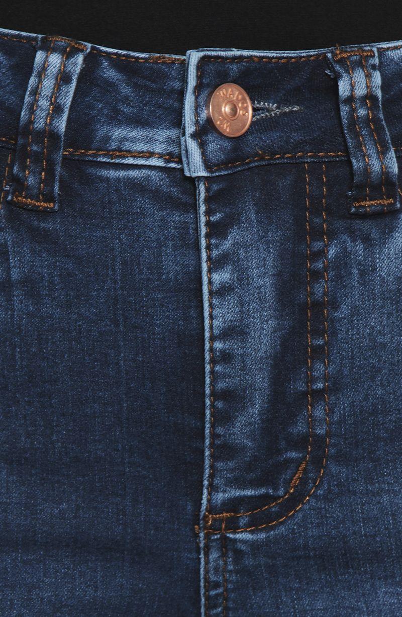 Jeans Recto Tiro Alto Un Boton   Push In Push Up Bota Recta-3