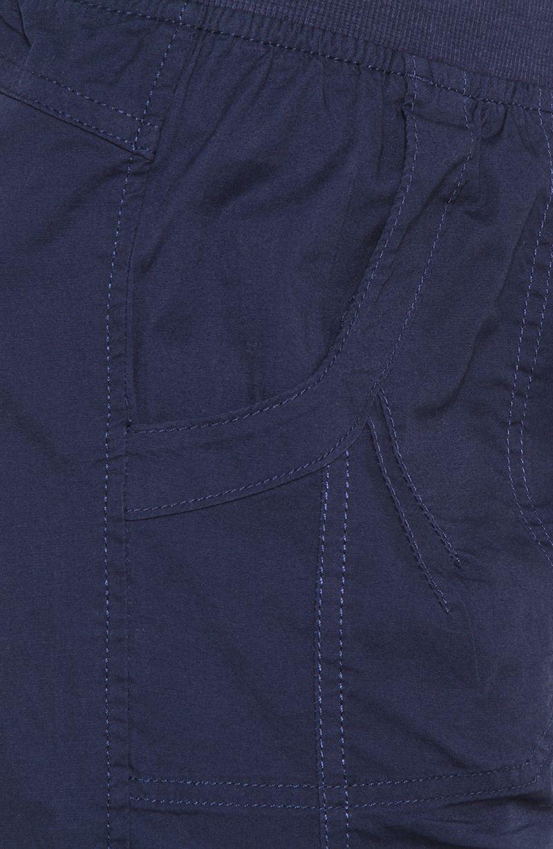 Pantalon Crop Recto Tiro Alto Pretina Elasticada Con Lazo En Cintura-5