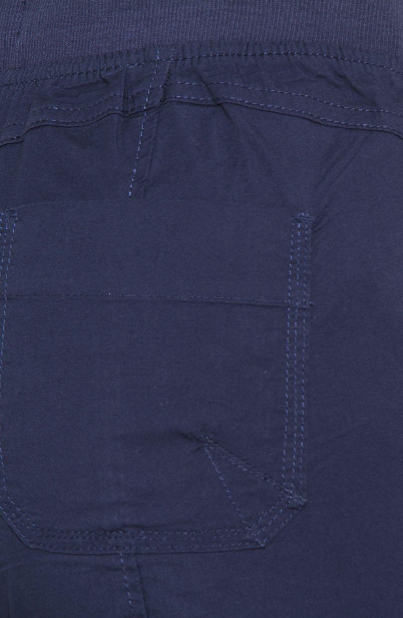 Pantalon Crop Recto Tiro Alto Pretina Elasticada Con Lazo En Cintura-7