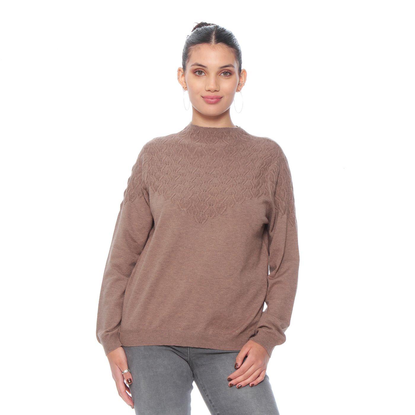 Sweater  Cuello Alto Manga Larga-0