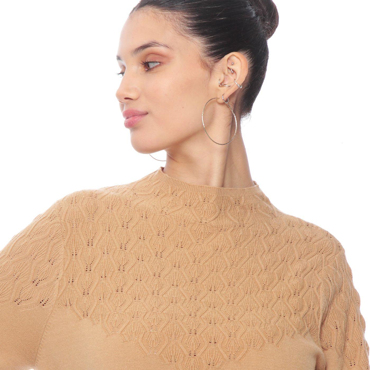 Sweater  Cuello Alto Manga Larga-1