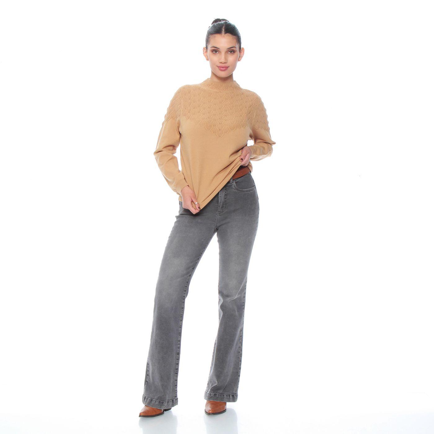 Sweater  Cuello Alto Manga Larga-5