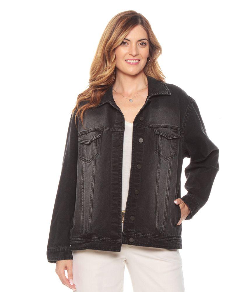 CHAQUETA DENIM MANGA LARGA OVERSIZE-2