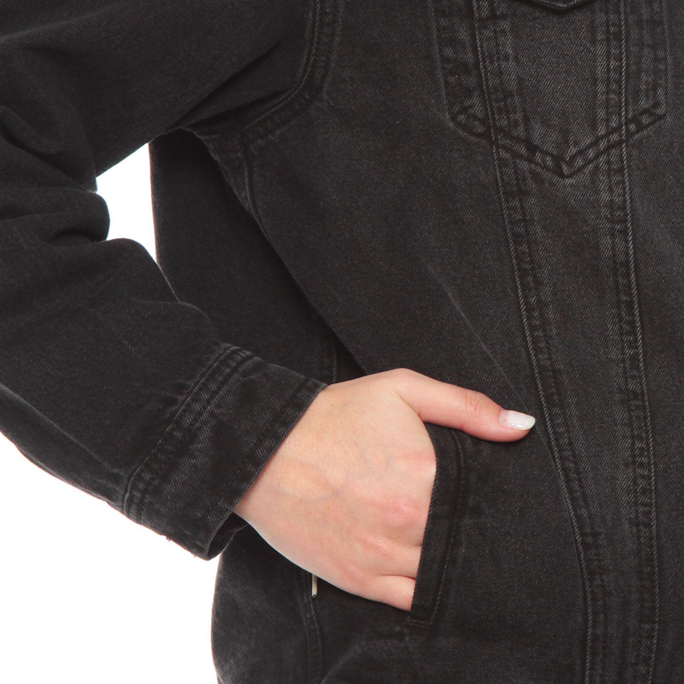Chaqueta Denim Manga Larga Oversize-3