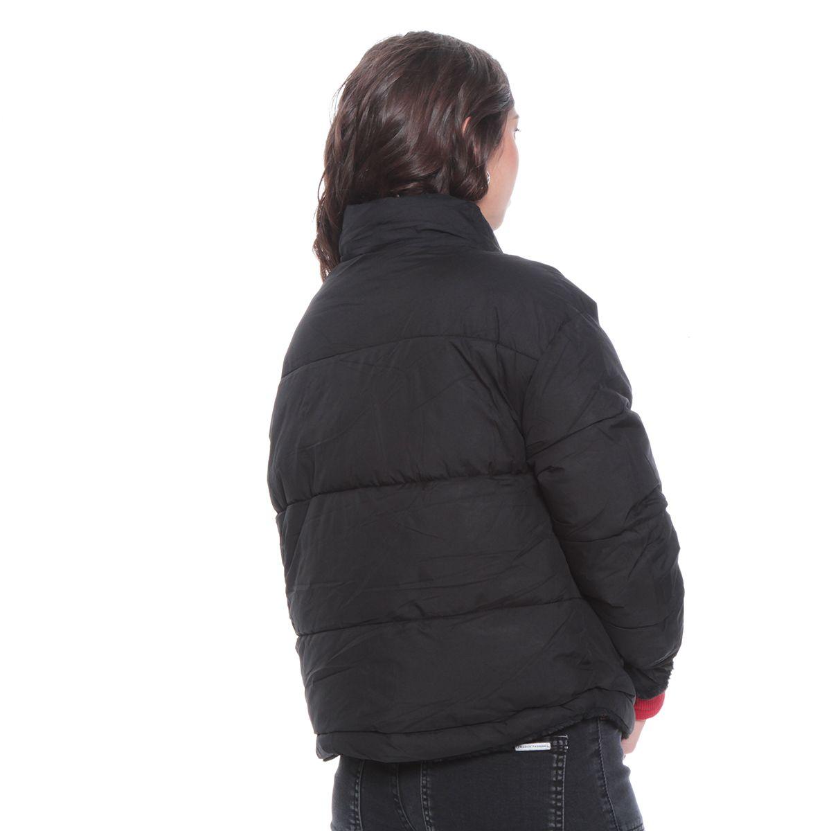Parka Manga Larga Reversible Con Capucha Y Piel Sintetica-8