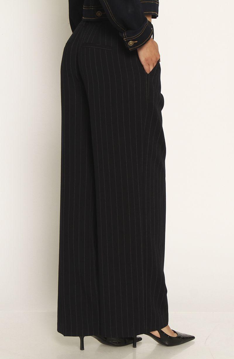 Pantalon   Recto Tiro Alto  Pretina Basica-5