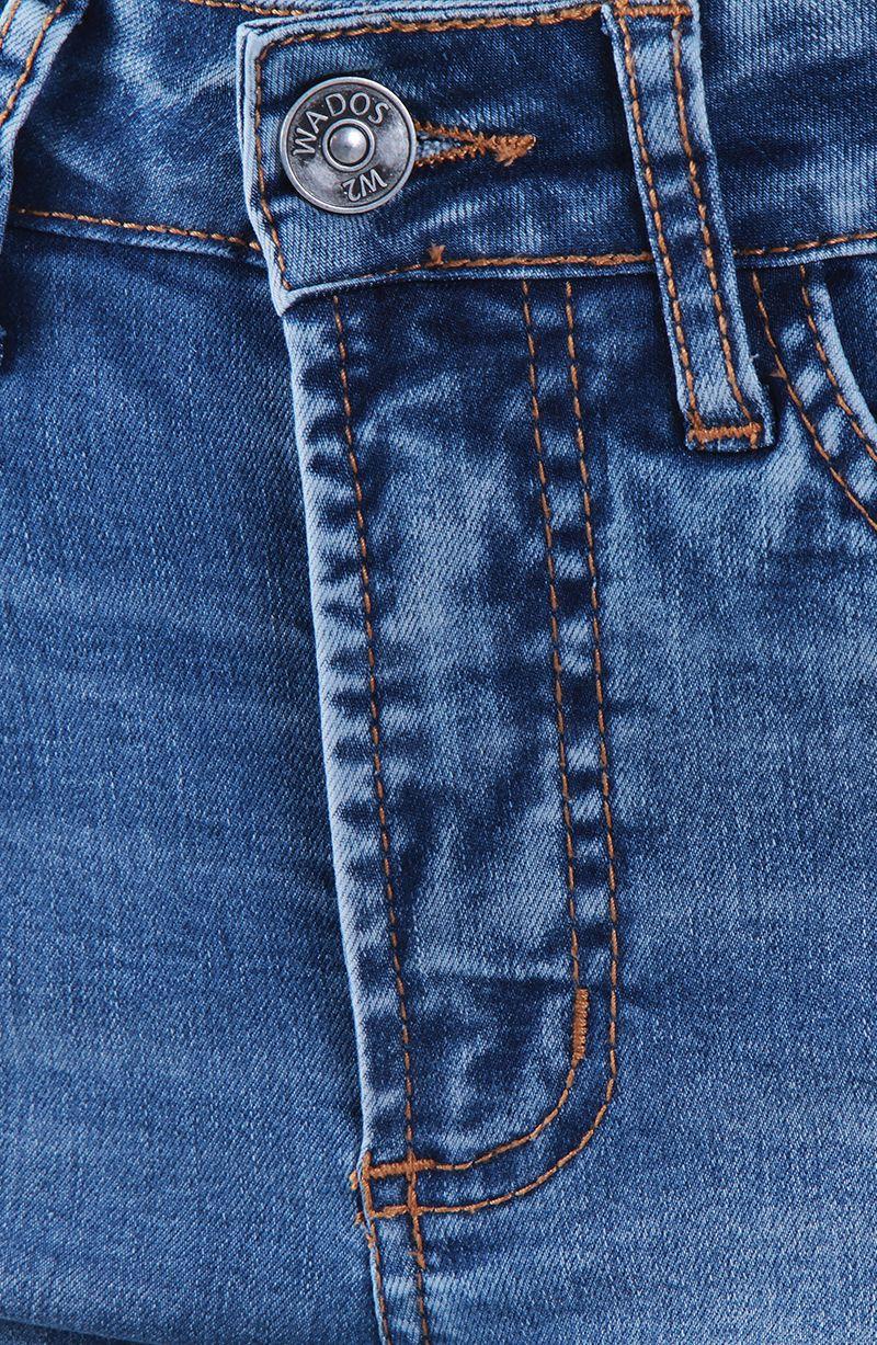 Jeans Recto Tiro Alto Pretina Basica Un Boton-7
