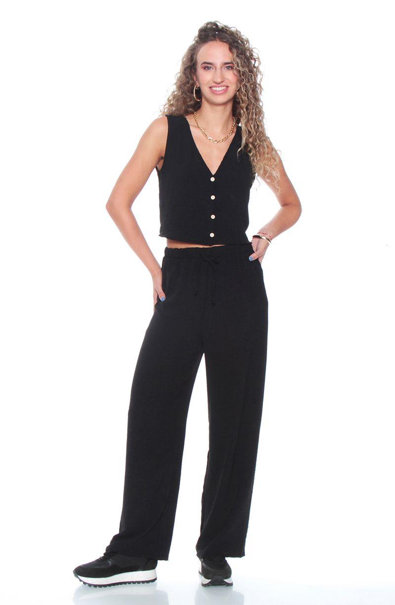 Conjunto Vest Y Pantalon Solido-2