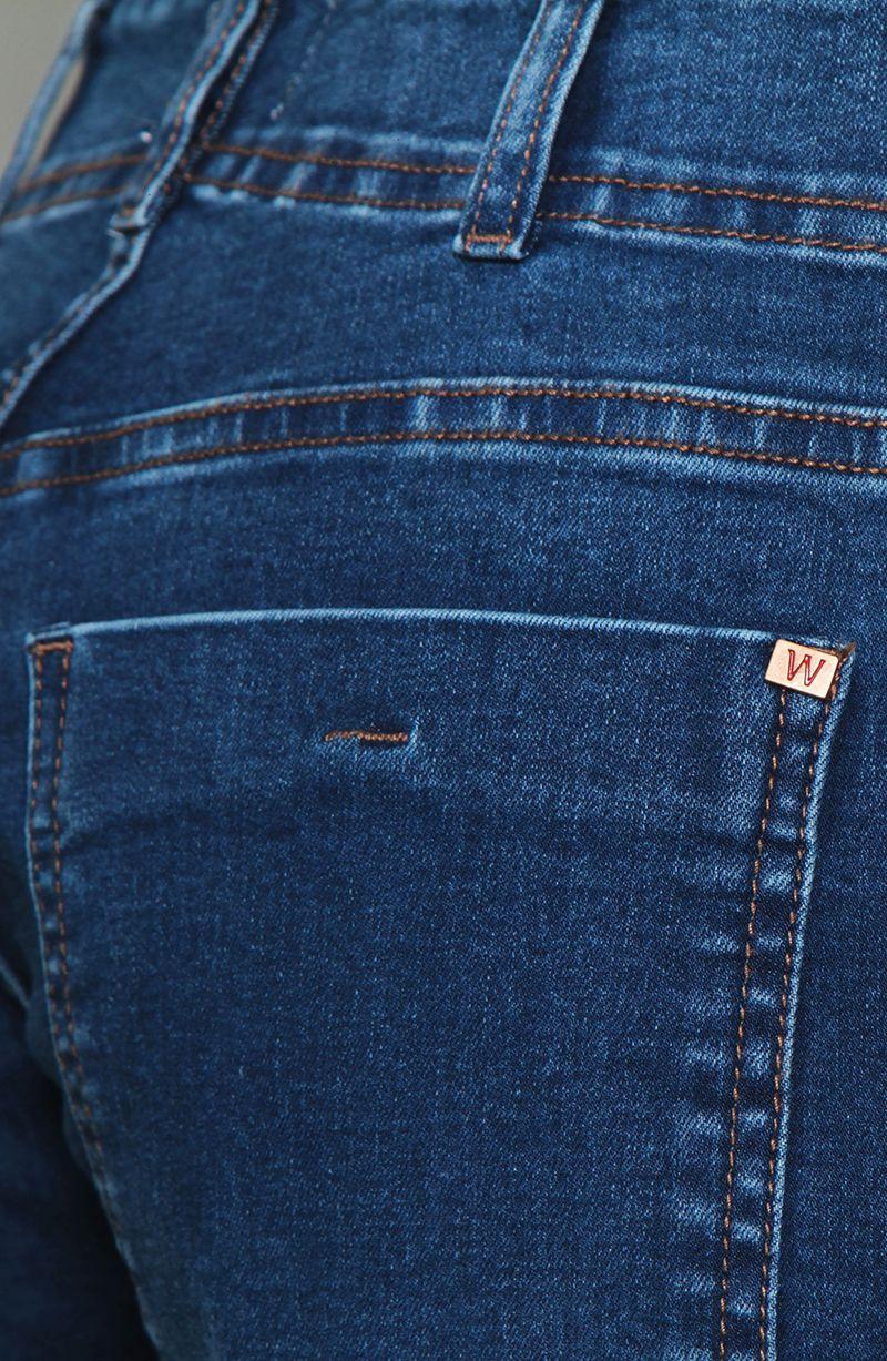 Jeans Cargo Recto Basico Pretina Media  Dos Botones-4