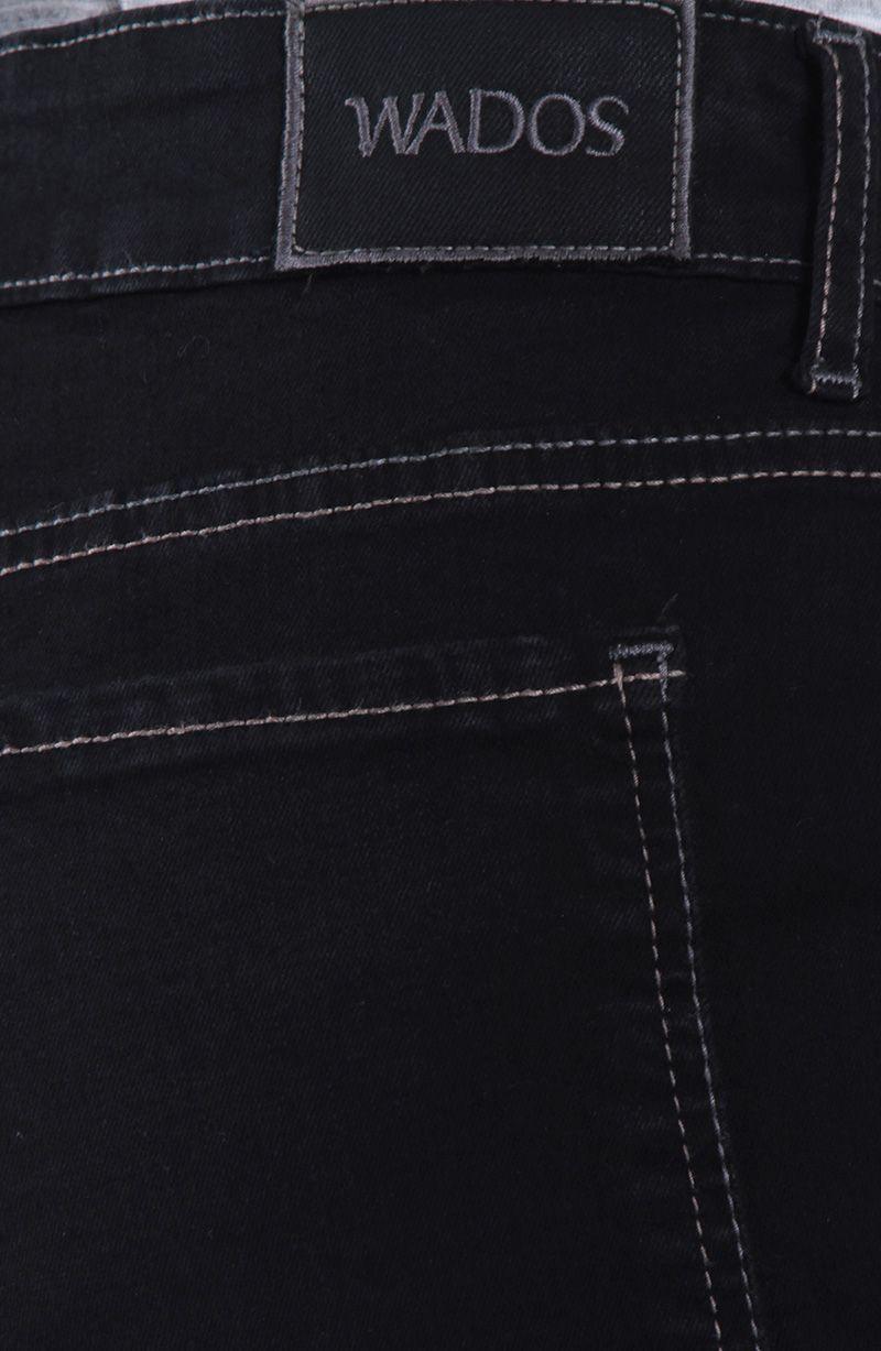 Jeans Wide Cargo Tiro Medio Pretina Basica Un Boton-9