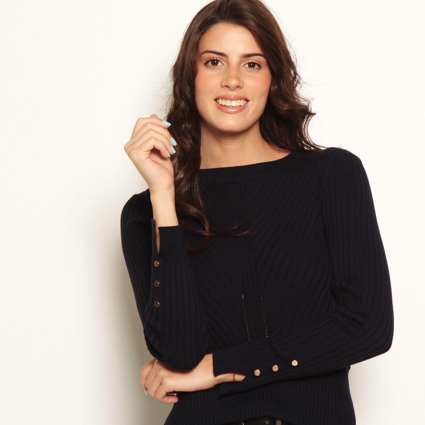 Sweater   Manga Larga Escote   Redondo-5