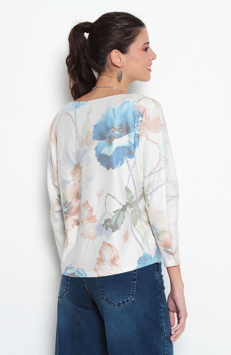 Sweater Sublimado Manga 3/4 Escote Redondo-2