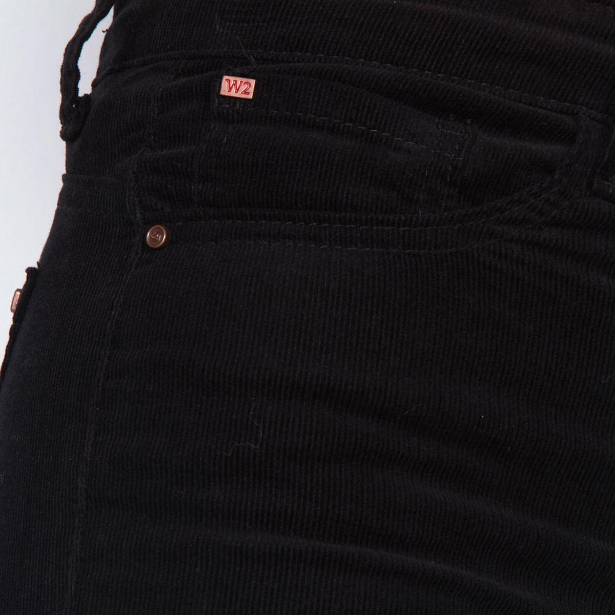 Pantalon Cotele Recto Push In Push Up Pretina  Basica Un Boton-8