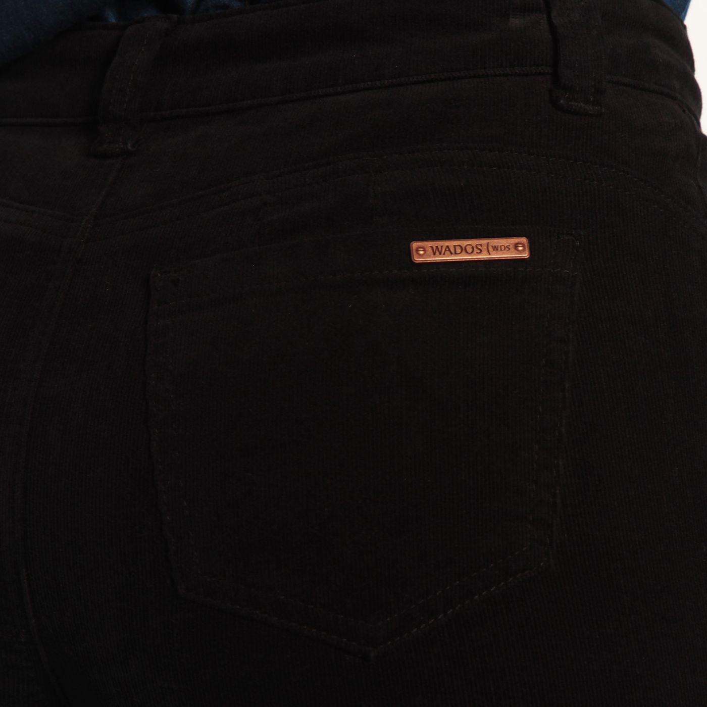 Pantalon Cotele Recto Push In Push Up Pretina  Basica Un Boton-4