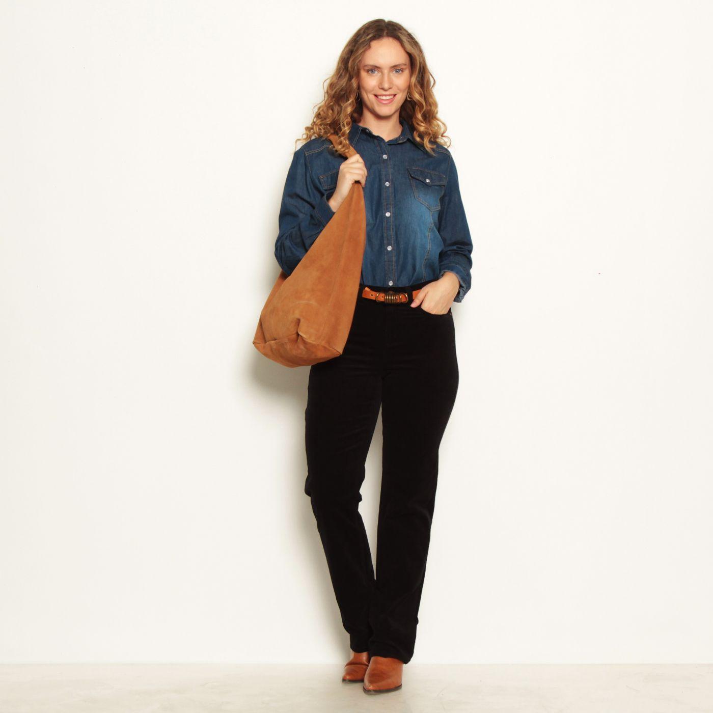 Pantalon Cotele Recto Push In Push Up Pretina  Basica Un Boton-6