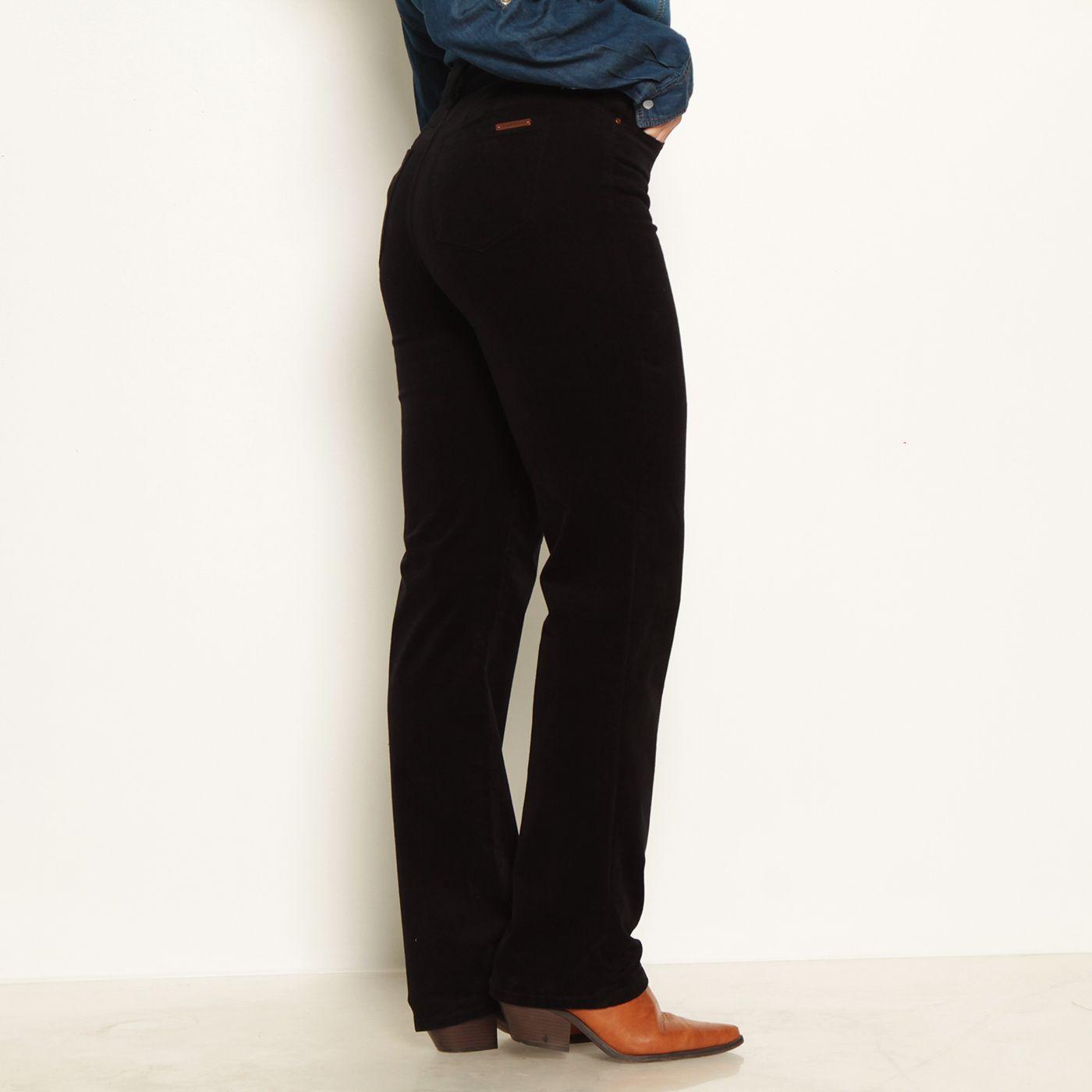 Pantalon Cotele Recto Push In Push Up Pretina  Basica Un Boton-7