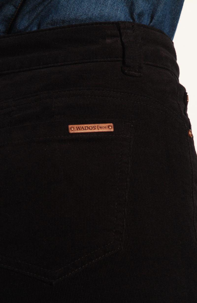 Pantalon Cotele Recto Push In Push Up Pretina  Basica Un Boton-5