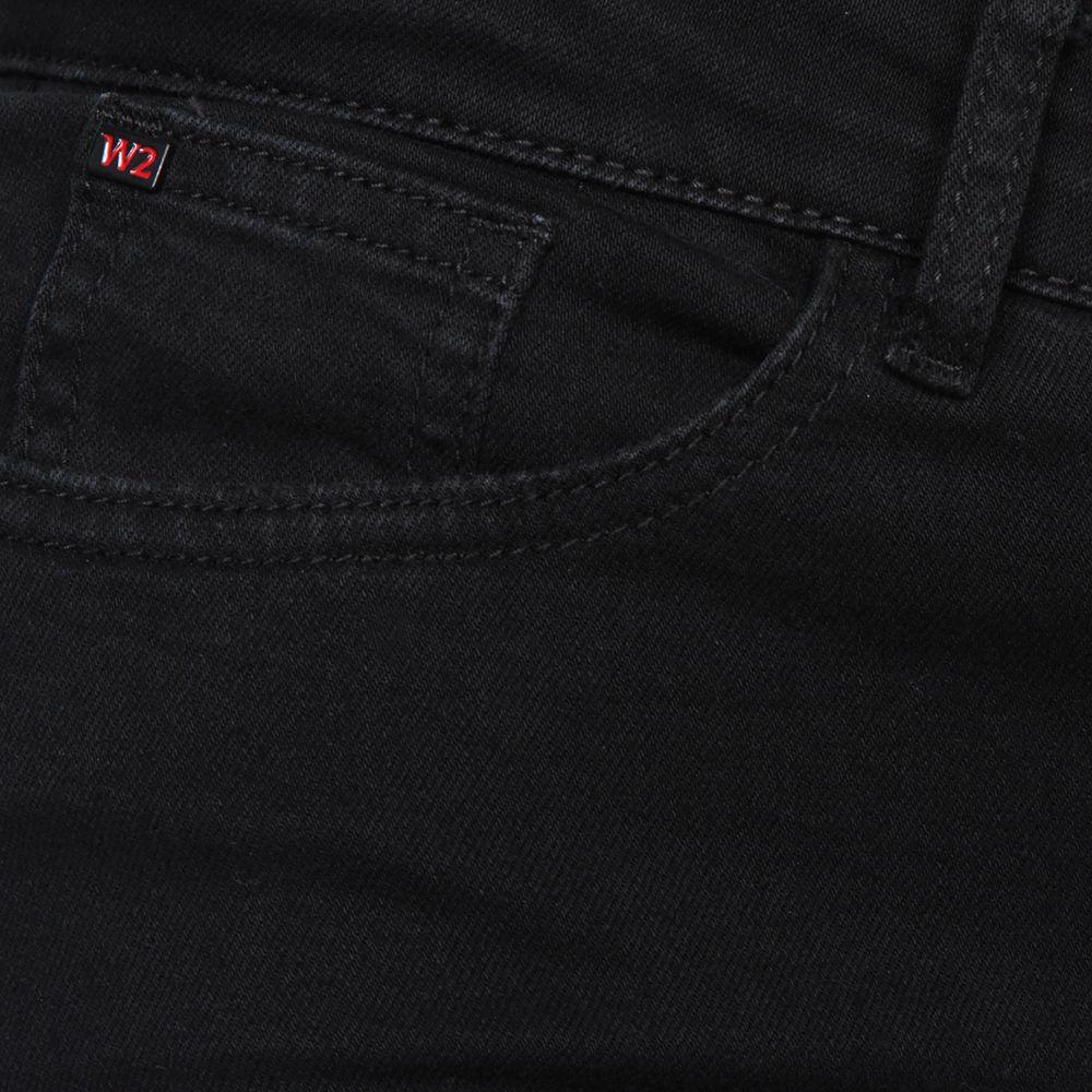 Jeans Wide Leg Tiro Alto Pretina Basica-4