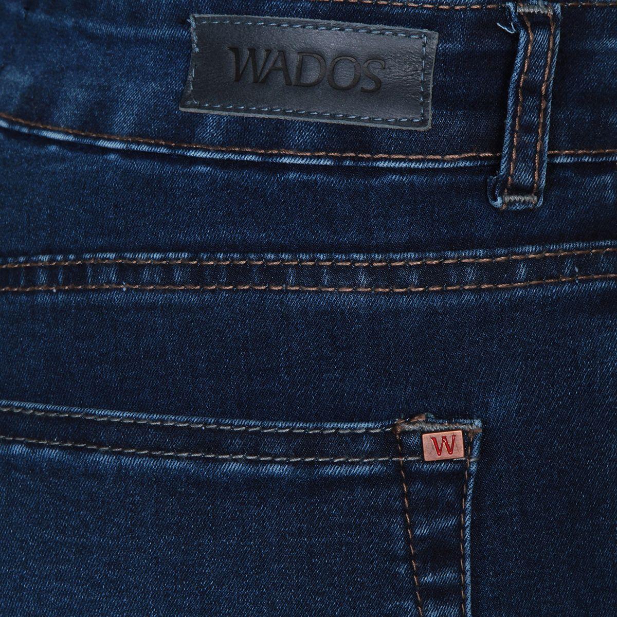 Jeans Flare Tiro Medio Pretina Basica 1 Boton-9
