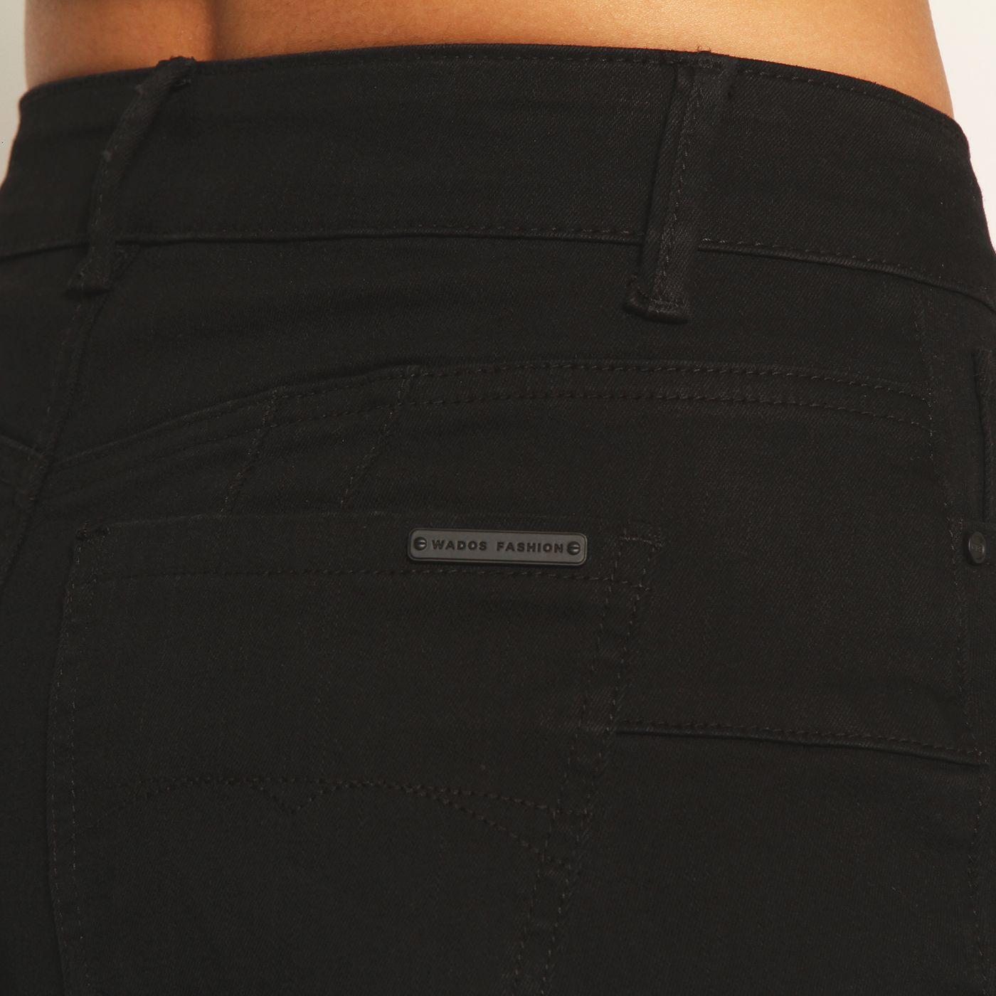 Jeans Flare  Tiro Alto Pretina    Basica-9