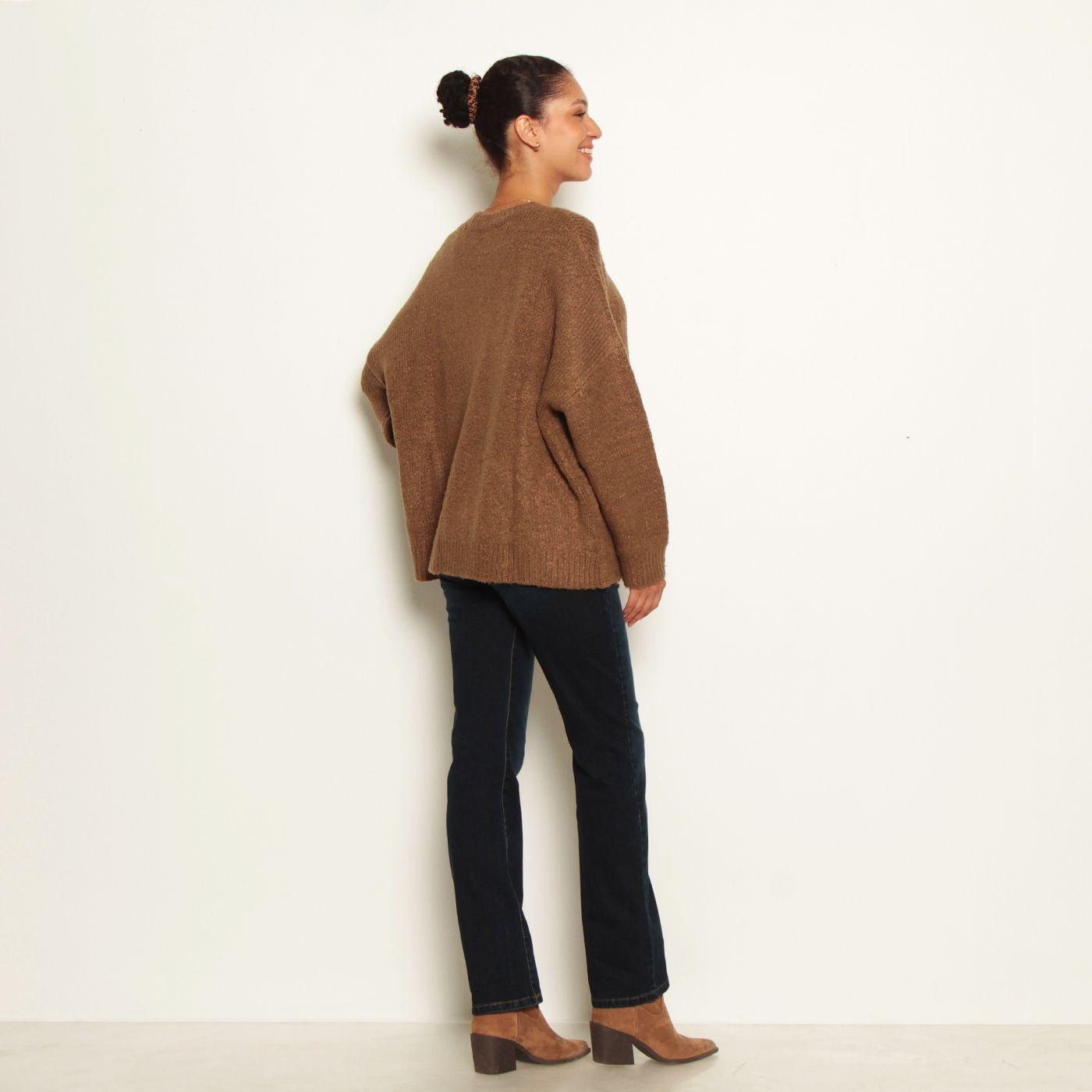 Sweater Manga Larga Escote   Redondo-5