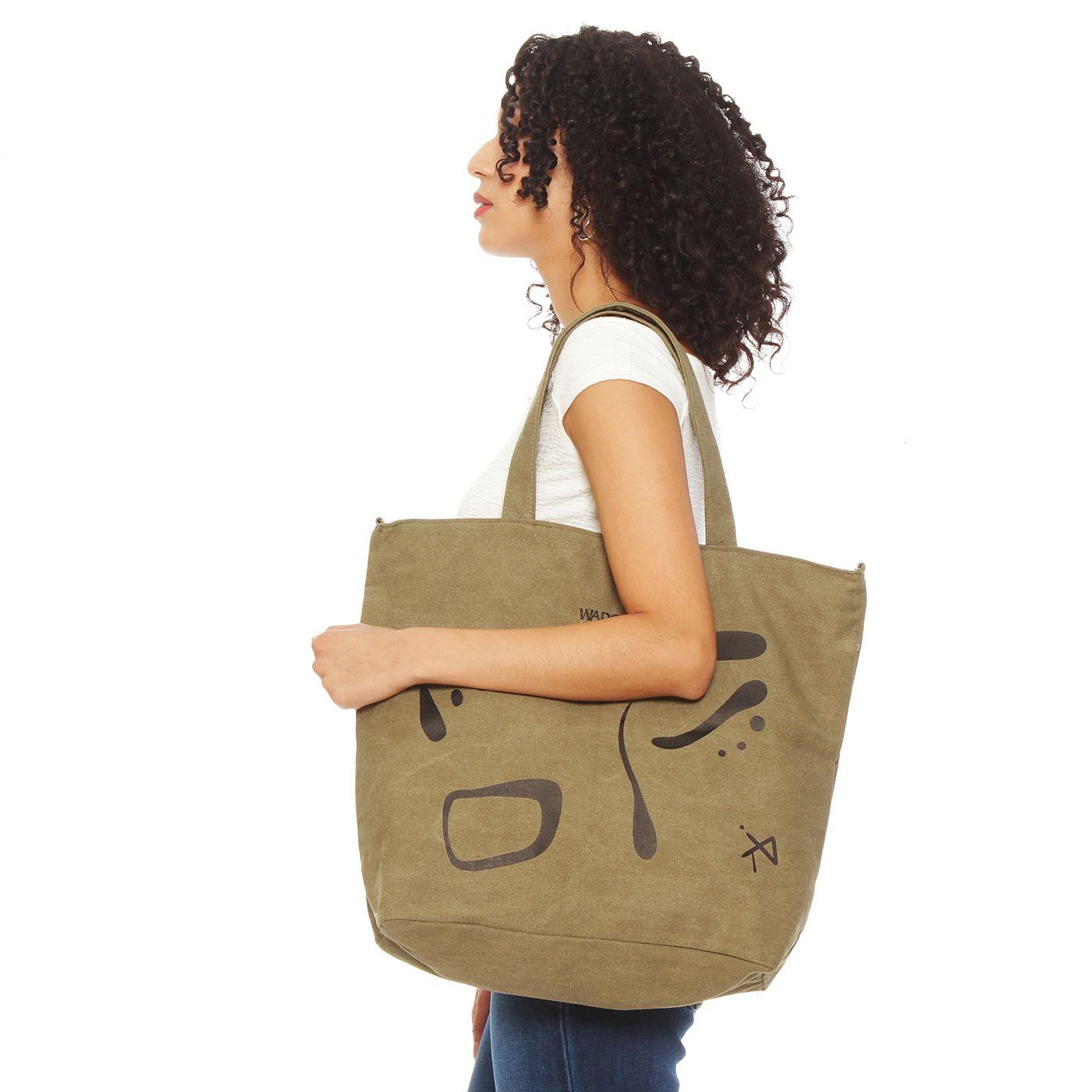 Bolso Canvas  Con Estampado-5