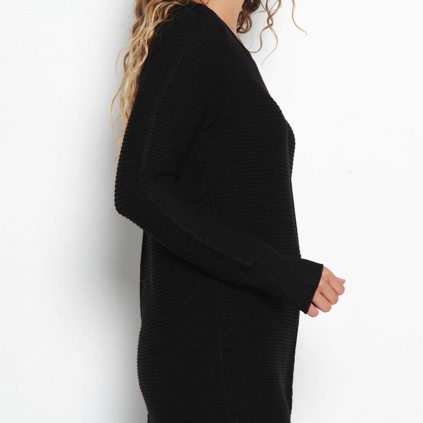 Sweater Basico Manga Larga   Escote Redondo-3