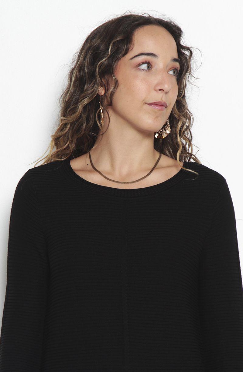 Sweater Basico Manga Larga   Escote Redondo-1