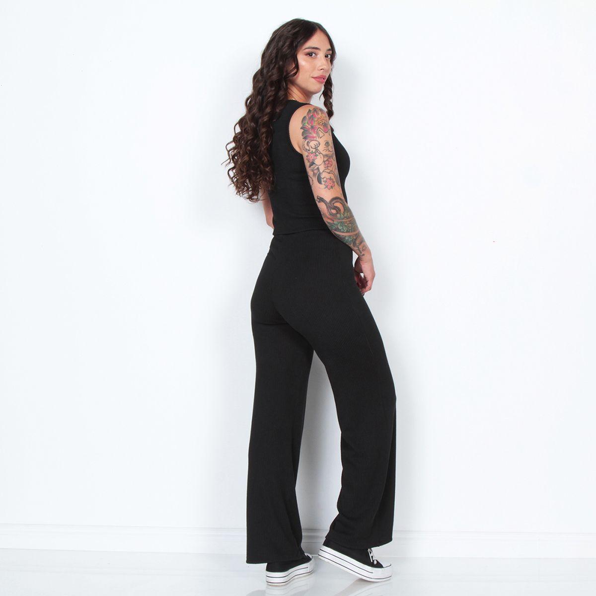 Conjunto Vest Y Pantalon Solido-1