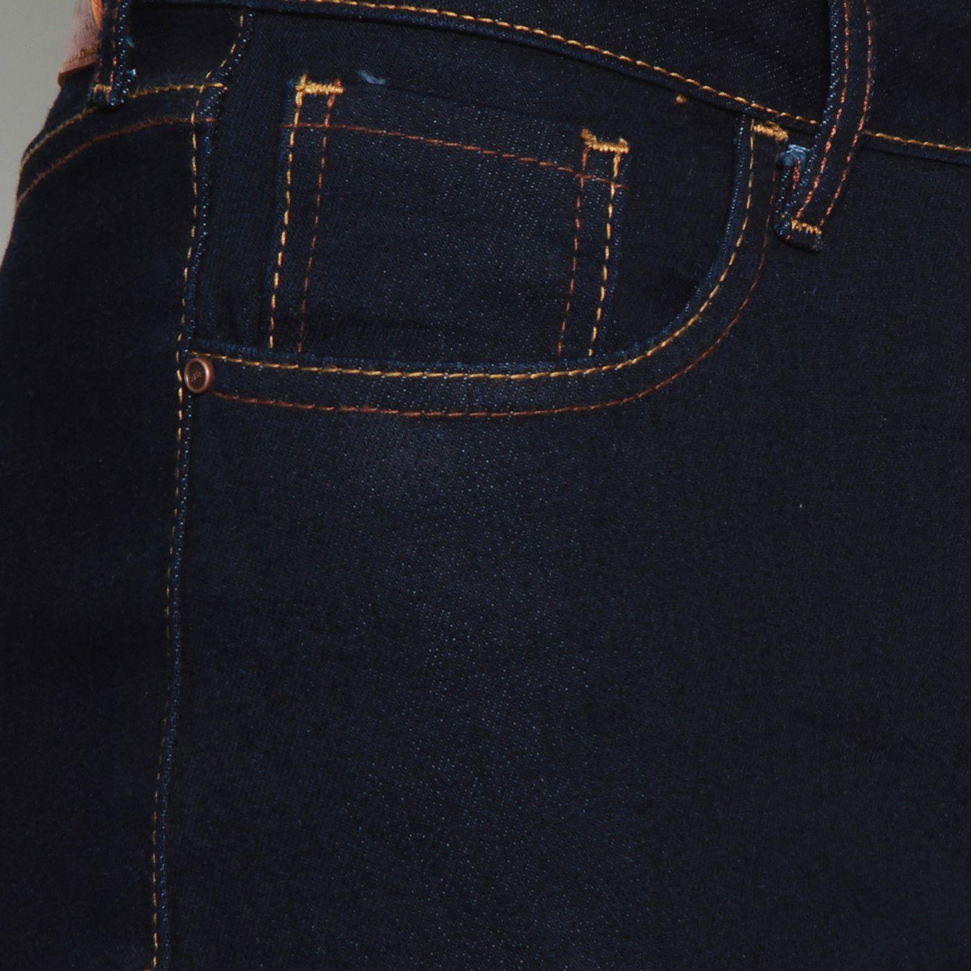 Jeans Wide Leg Tiro Alto  Pretina Basica   1 Boton-2