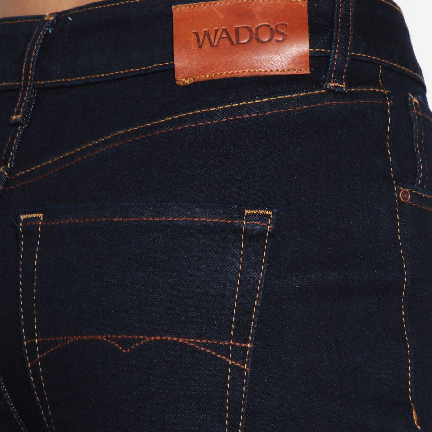 Jeans Wide Leg Tiro Alto  Pretina Basica   1 Boton-3