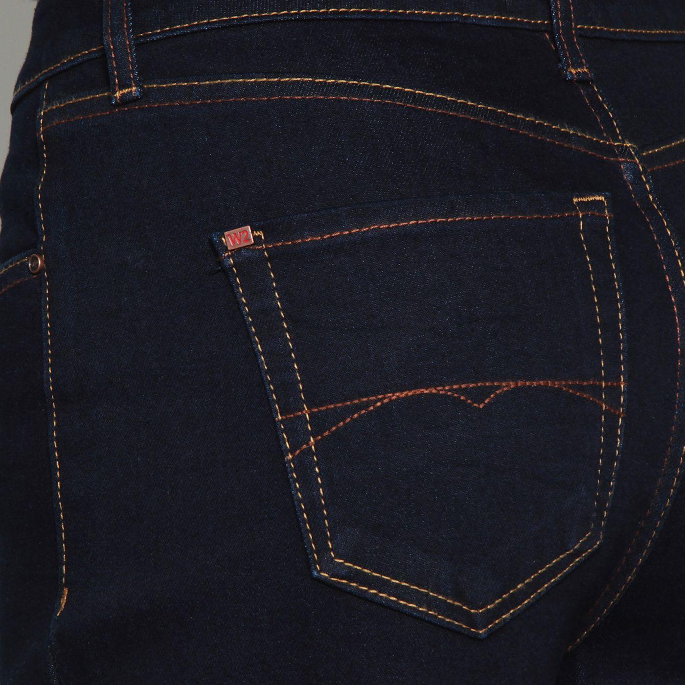 Jeans Wide Leg Tiro Alto  Pretina Basica   1 Boton-4