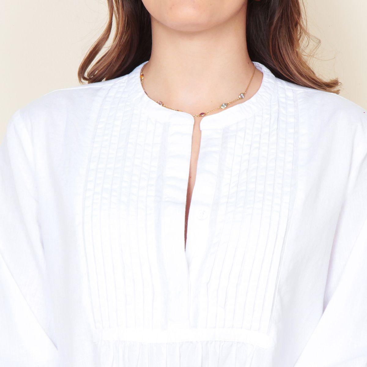 Blusa Manga Larga Lino Escote Mao-2