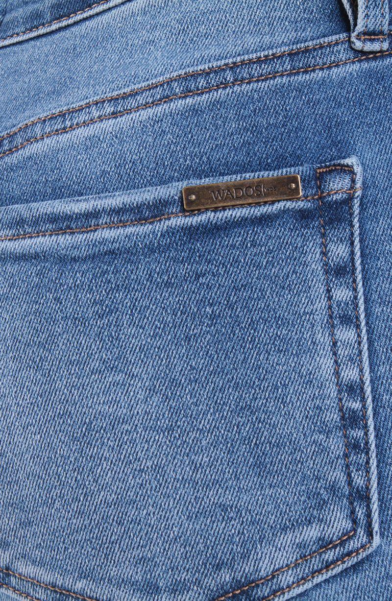 Jeans Wide Leg Tiro Alto Pretina Basica 1 Boton-7