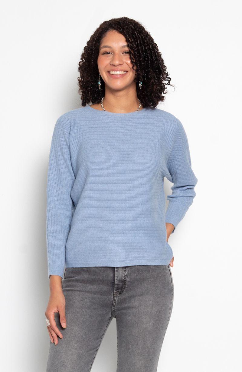 Sweater Manga  3/4 Escote  Redondo-0