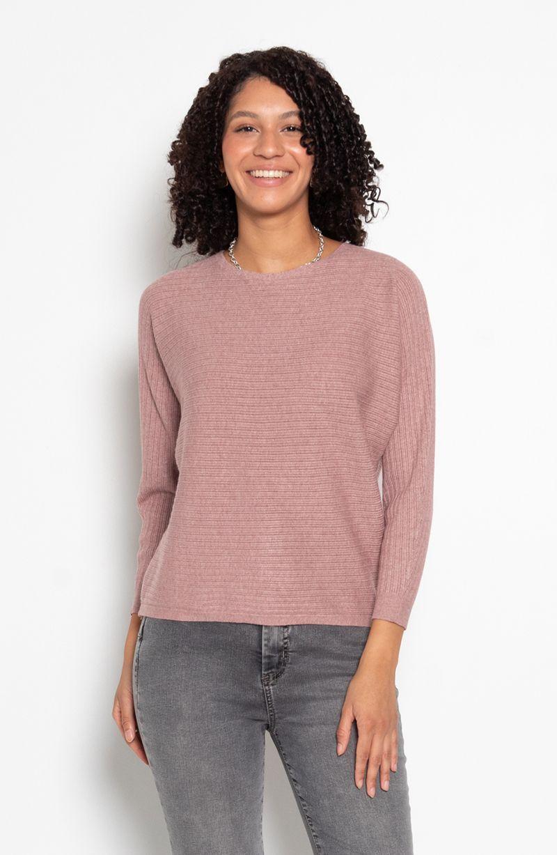 Sweater Manga  3/4 Escote  Redondo-0