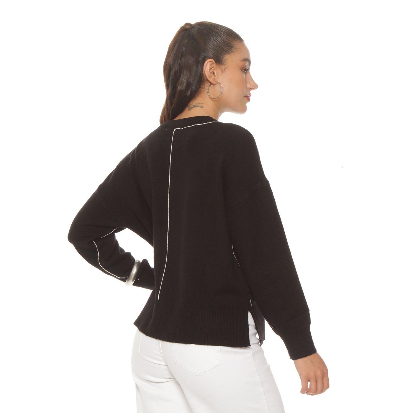 Sweater Escote Redondo Manga Larga-5