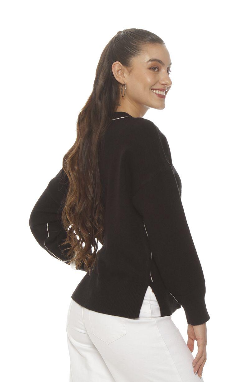 Sweater Escote Redondo Manga Larga-5