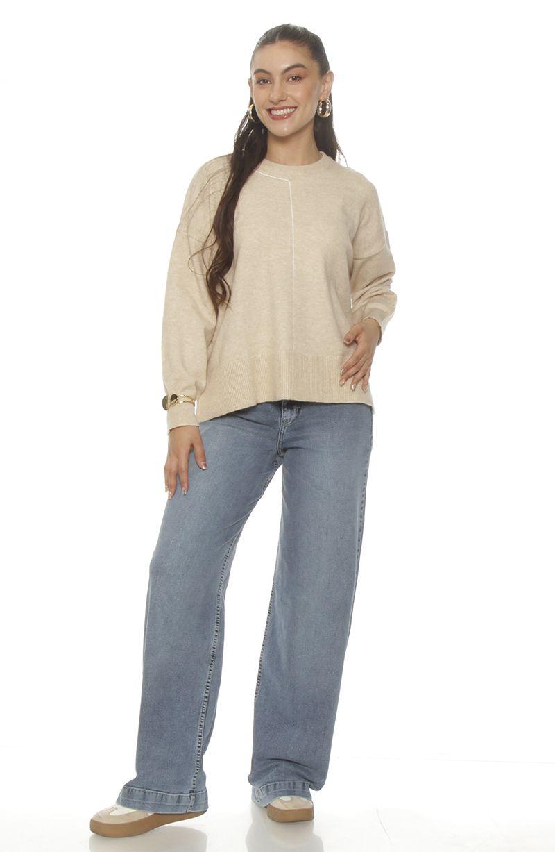 Sweater Escote Redondo Manga Larga-3