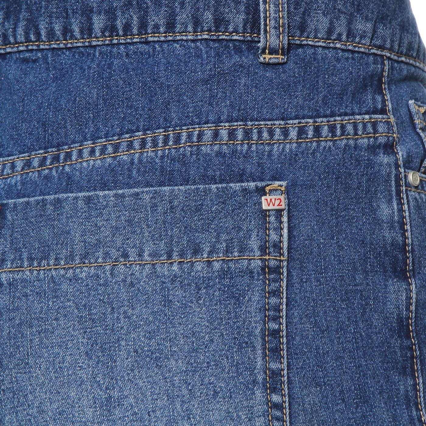 Jeans Wide  Leg Tiro Alto Pretina  Basica 1 Boton-7