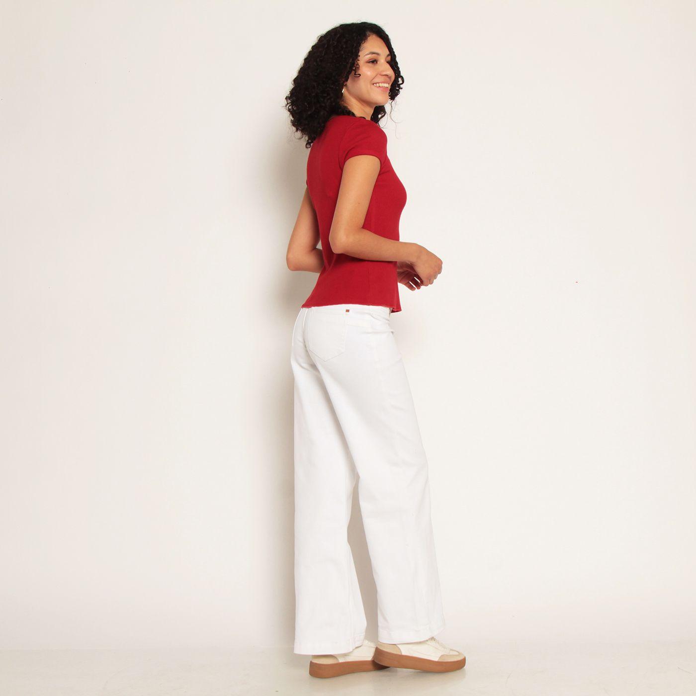 Polera Manga Corta Abotonada En Delantero-4