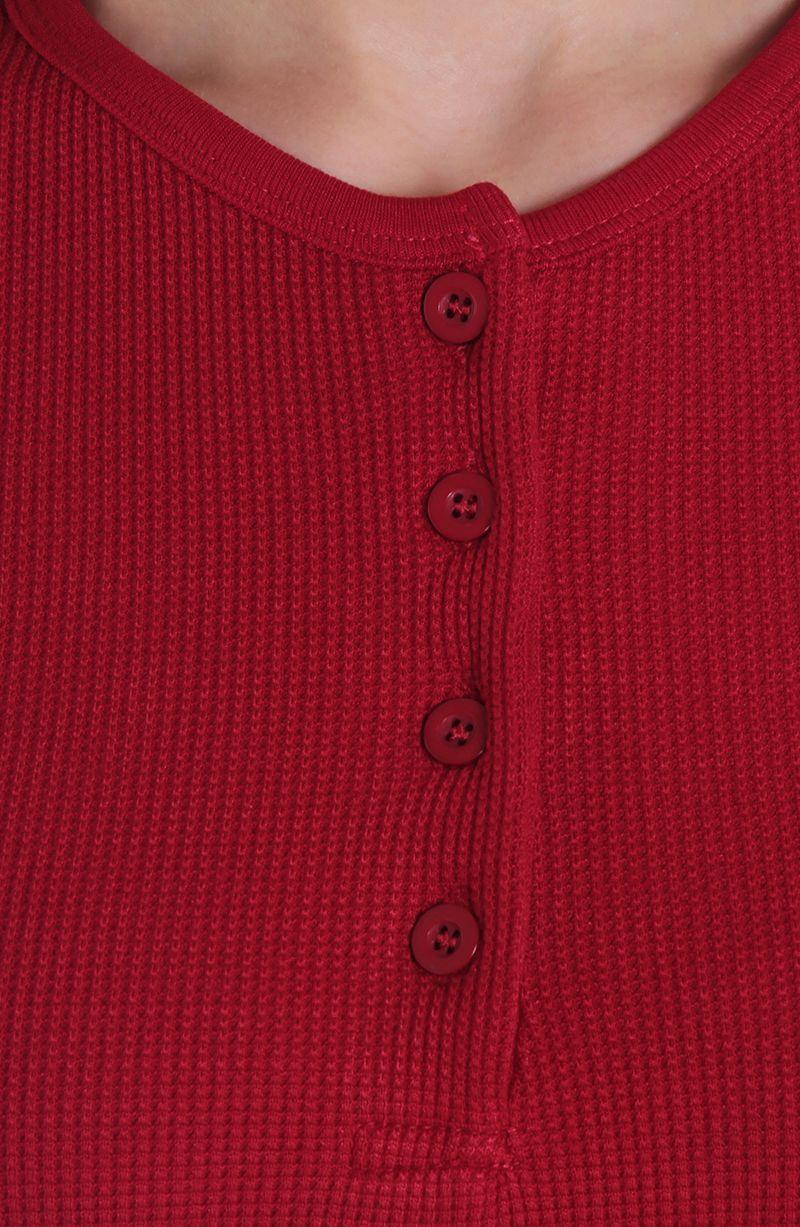 Polera Manga Corta Abotonada En Delantero-2