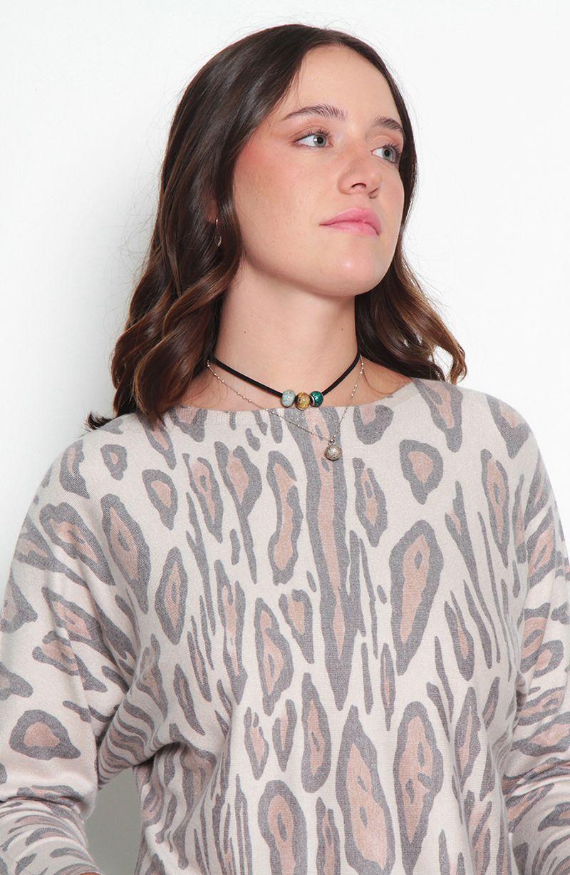 Sweater Manga 3/4 Sublimado Escote  Redondo-2