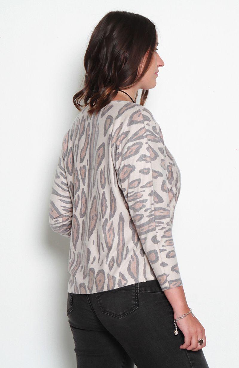Sweater Manga 3/4 Sublimado Escote  Redondo-3