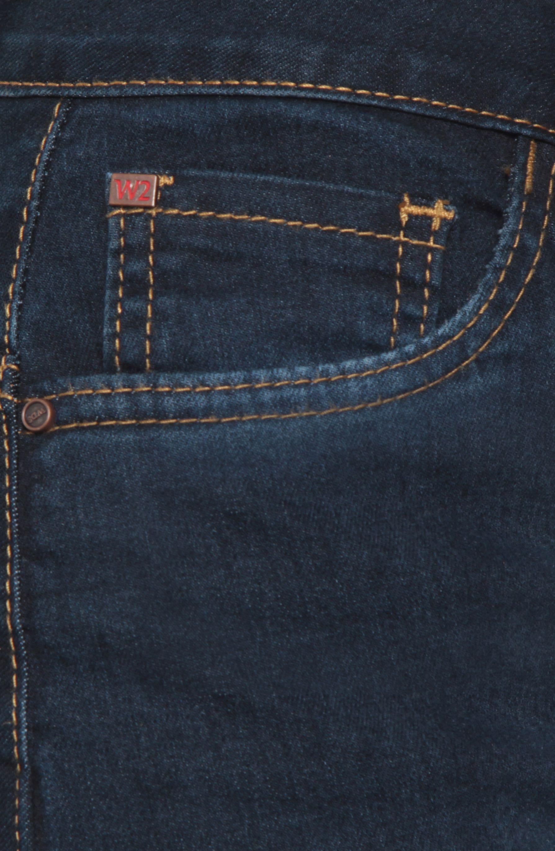 Jeans Tiro Alto Flare Pretina 2 Botones-3