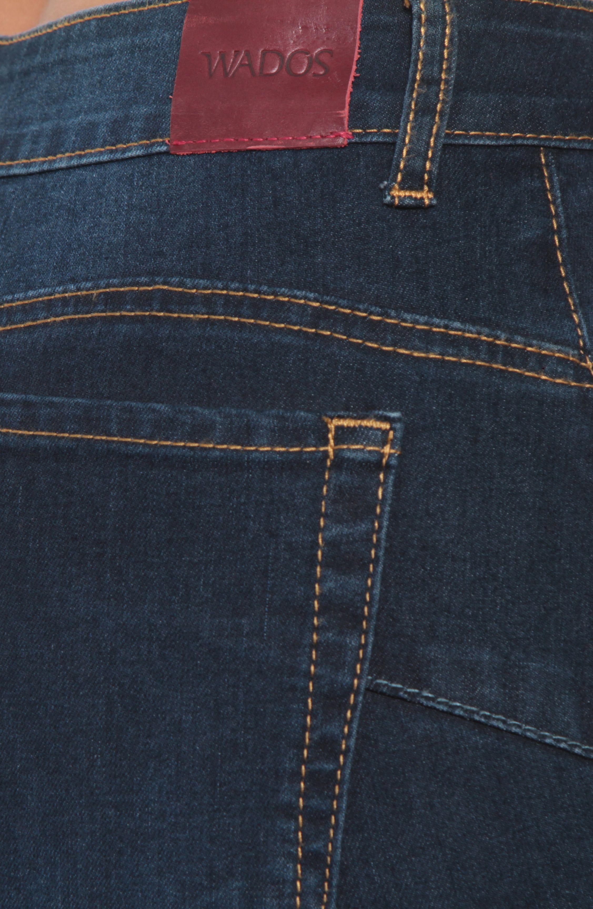 Jeans Tiro Alto Flare Pretina 2 Botones-7