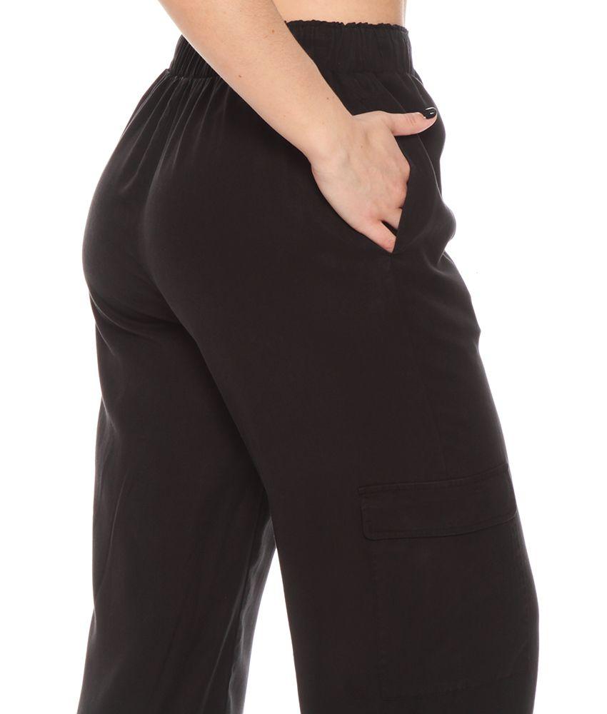 Pantalon Cargo Lyocell Tiro Alto-6