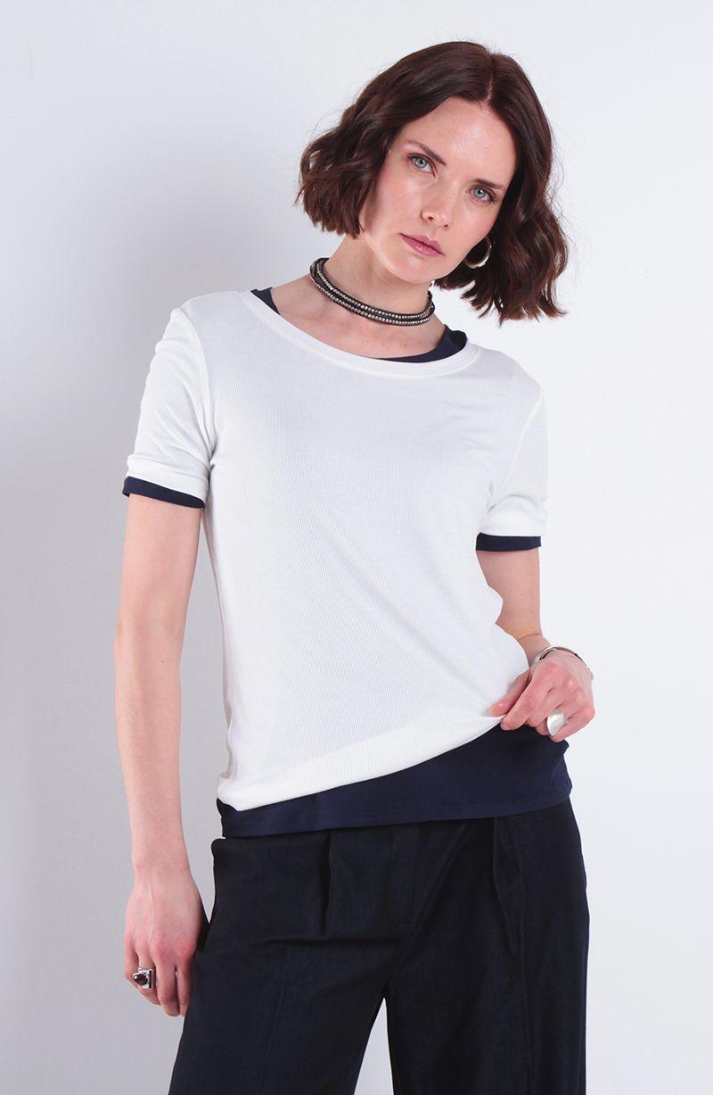 Polera Manga Corta Escote Redondo-0
