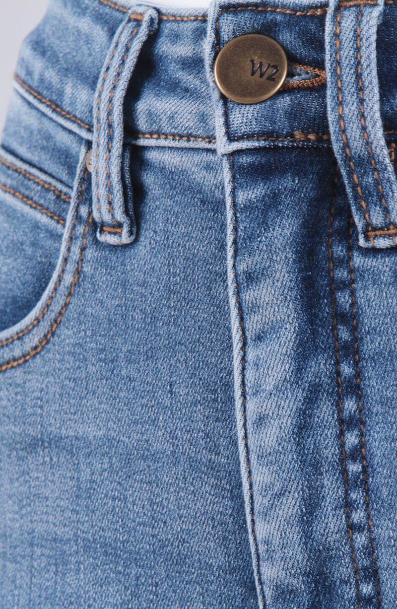 Jeans Recto Tiro Alto Pretina 1 Boton-3